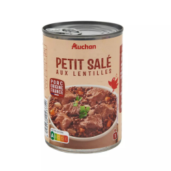 AUCHAN Petit Salé Lentille
