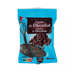 Auchan Pepites Chocolat 100g