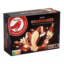Auchan glace mini gourmands...