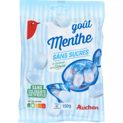 AUCHAN MENTHE SS 150G F.PACK