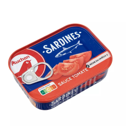 SARDINE TOMATE AUCHAN 135G