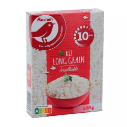 AUCHAN Riz Long Etuve 10MIN...