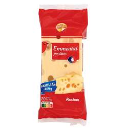 AUCHAN Bloc Emmental 400G