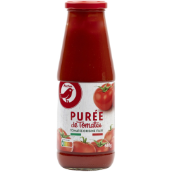 AUCHAN PUREE DE TOMATE 680 G