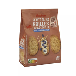 PAINS SUEDOIS SS AUCHAN 225G