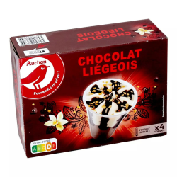 AUCHAN Chocolat liégeois 4...