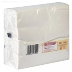 Serviette blanche 33 Cm 2plis