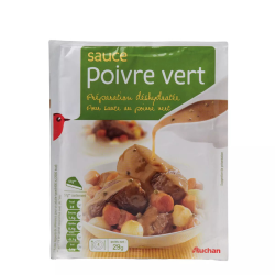 Auchan sauce au poivre vert...