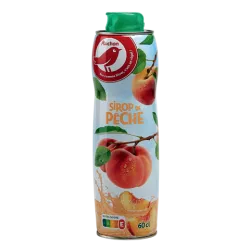 AUCHAN Sirop Peche 60CL