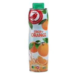 AUCHAN Sirop Orange 60CL