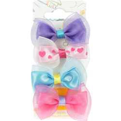 COSMIA KIDS ELAS BANDS BOW X4