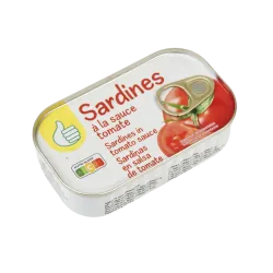 SARDINE A LA TOMATE POUCE 120G