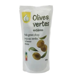 OLIVE VERTE ENTIERE POUCE 400G
