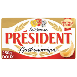 Président beurre doux...