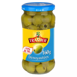 Olives vertes dénoyautées...