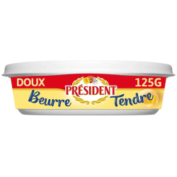 BEURRIER TENDRE DX PRESID 125G