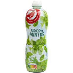 AUCHAN Sirop de menthe 1.3l