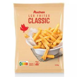 FRITES CLASSIQUES AUCHAN 2.5KG