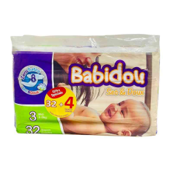 COUCHE BB X36 BABIDOU 4 A 9KG