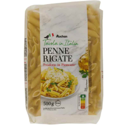 AUCHAN ITALIE PENNE RIGAT 500G